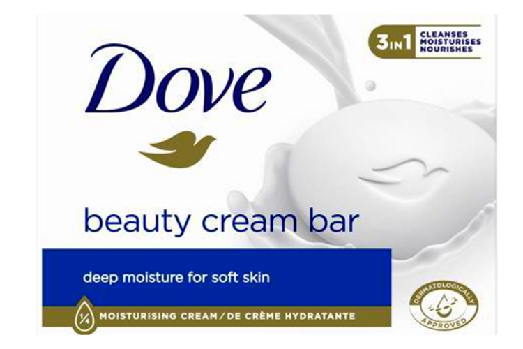 صابون داو کرمی مدل Beauty cream bar حجم 90 گرم