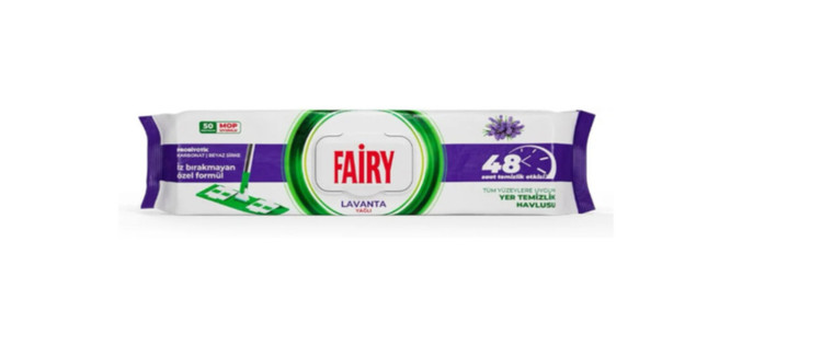 دستمال مرطوب مخصوص تی فیری با رایحه لاوندر بسته 50 عددی